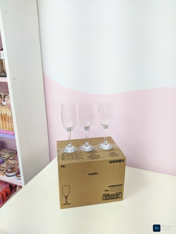 Producto - Copas vidrio champagne unidad