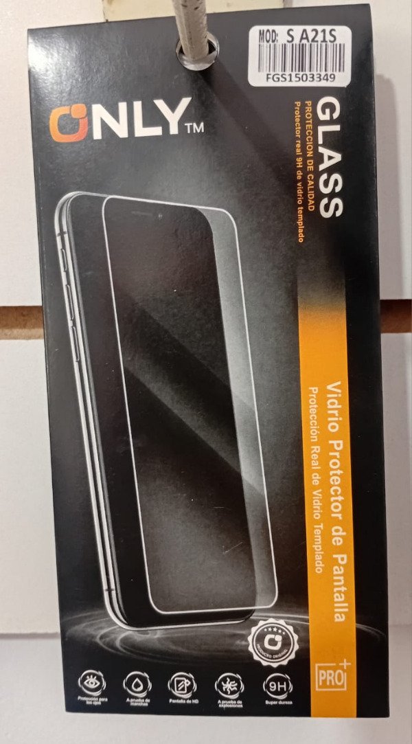 Producto - Vidrio Temp. Only Samsung A21S