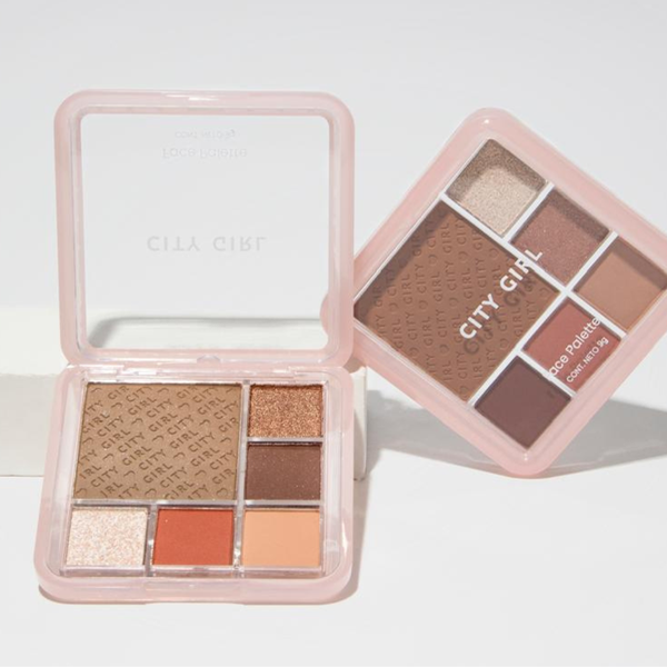 Producto - Paleta Face City Girl Iluminador Contorno y Sombras
