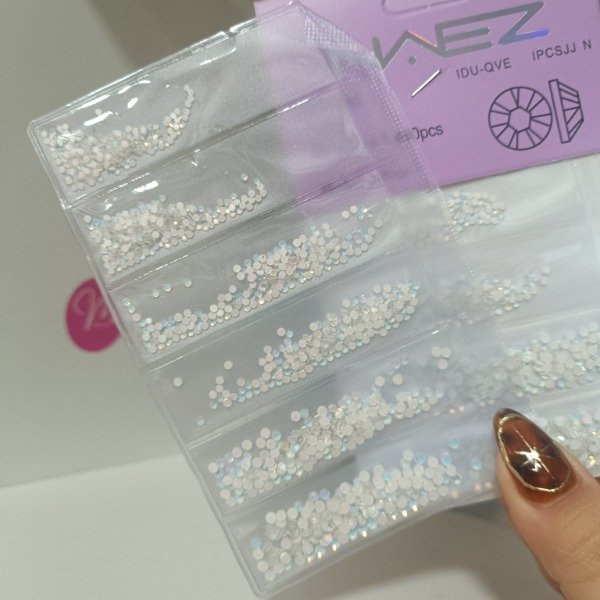 Producto - Strass 170 Naez blanco tornasol