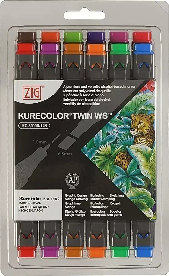 Producto - Kurecolor Twin WS Marcadores Profesionales x12 colores