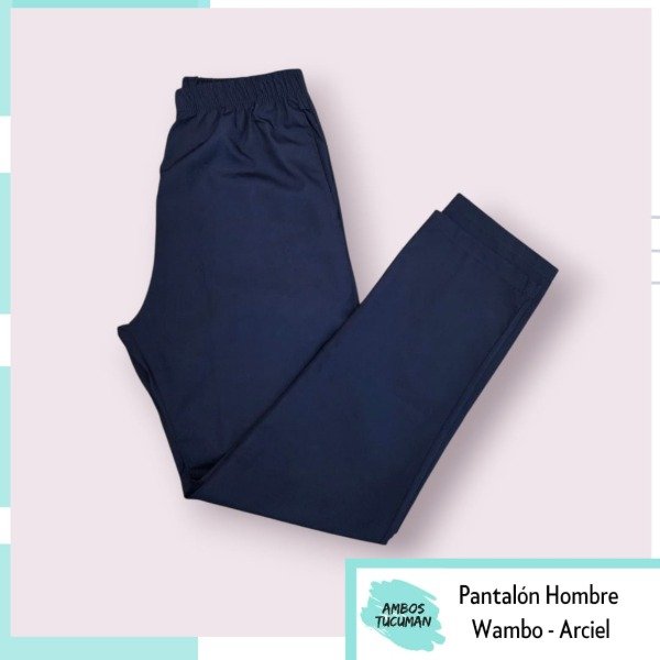 Producto - Pantalon Wambo Hombre Arciel (Azul Liso)
