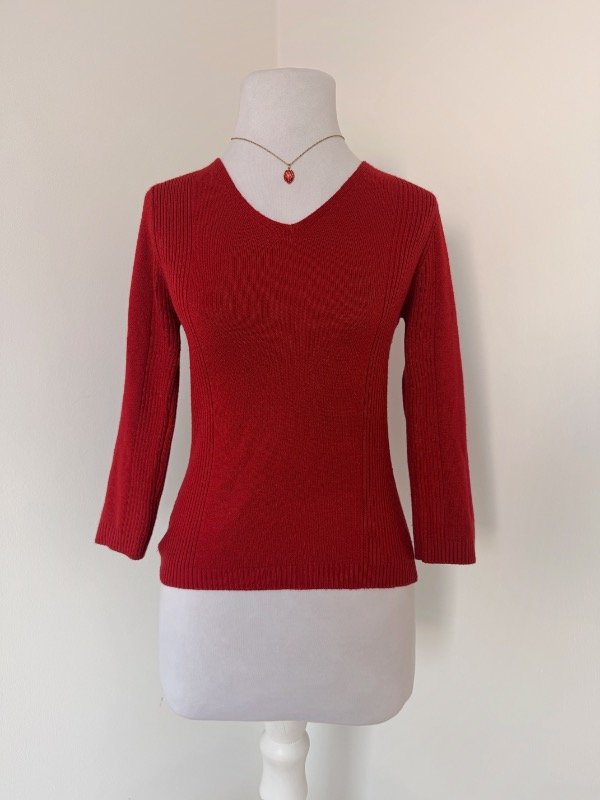 Producto - Sweater Bordo Takeout T. S - 0
