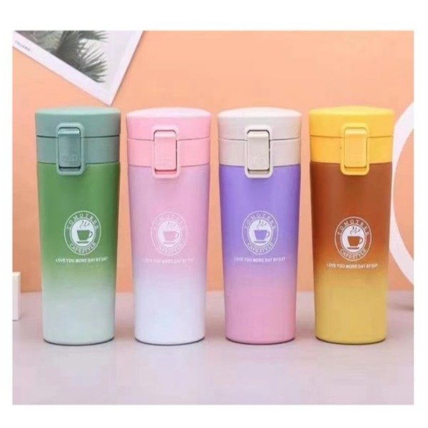 Producto - Vaso Térmico Acero Inoxidable 510ML Doble Color Pastel 00767
