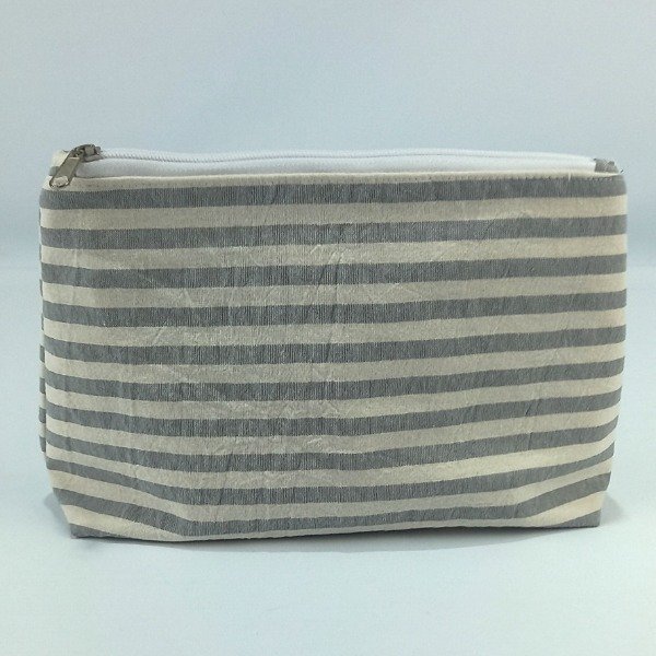 Producto - Neceser Rayado Descrude con Gris