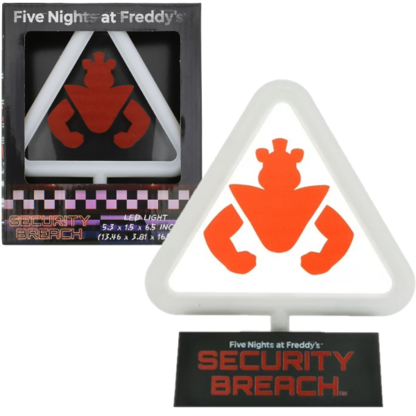 Producto - Five Nights At Freddy Security Breach Logo Light Up! Lampara Led