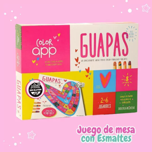 Producto - Guapas, Juego de Mesa con esmaltes