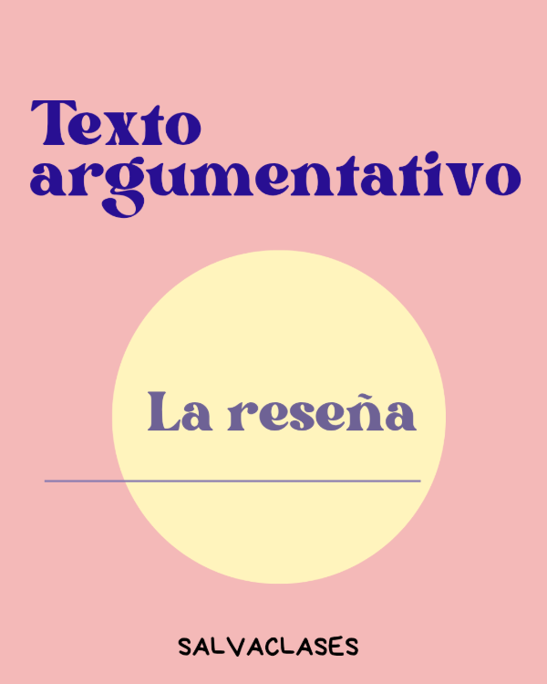 Producto - Texto argumentativo SalvaCLASES