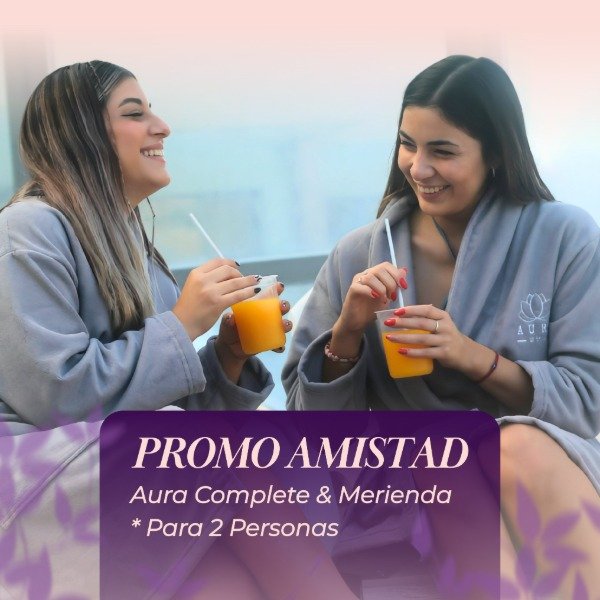 Producto - PROMO AMISTAD 2: Aura Complete + Facial + Merienda 2 Personas