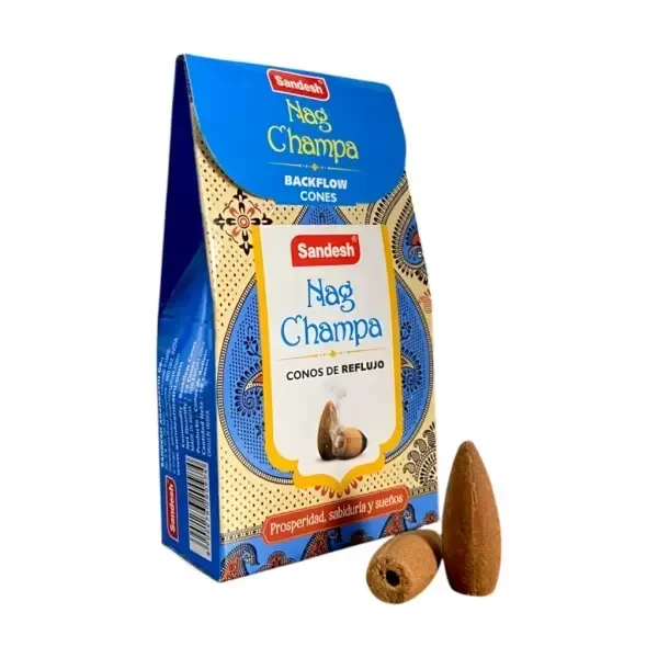 Producto - Conos cascada Sandesh nag champa x 12 unid.