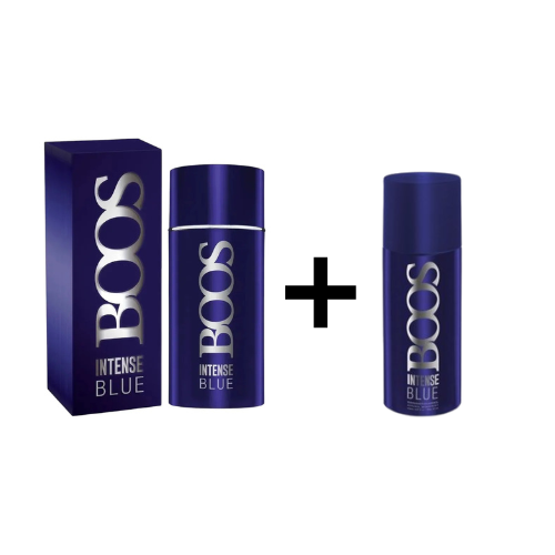 Producto - COMBO PERFUME 90ml + DESODORANTE 150ml BOOS INTENSE BLUE