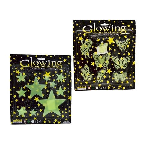 Producto - FIGURAS FLUORESCENTES VARIAS EN BLISTER 28X28.5CM MODELOS SURTIDOS