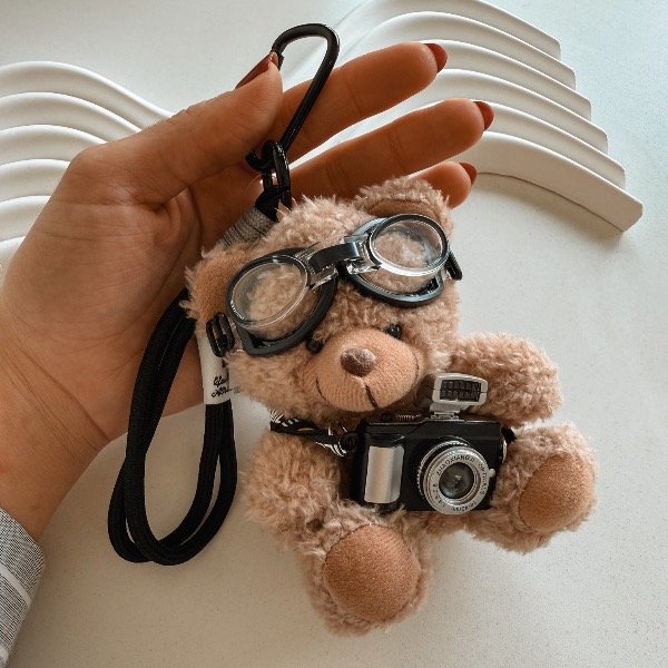 Producto - Llavero osito con cámara de fotos
