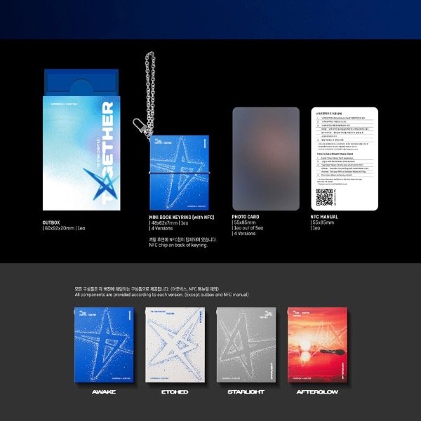 Producto - TXT The Star Chapter Together Mini Book Keyring Ver Random - 1