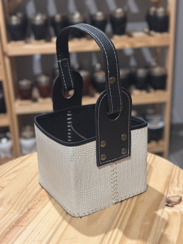 Producto - CANASTA CROCO - BLANCA