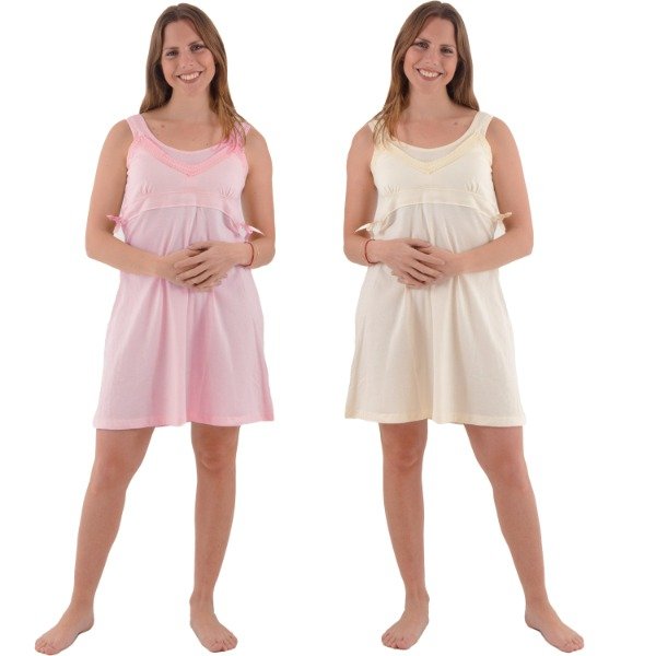 Producto - Camison Maternal Musculosa Liso Mariana K Art.5429