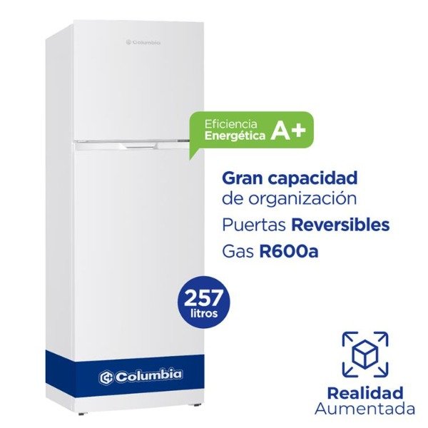 Producto - HELADERA COLUMBIA CHD25/9 A+ 257 L