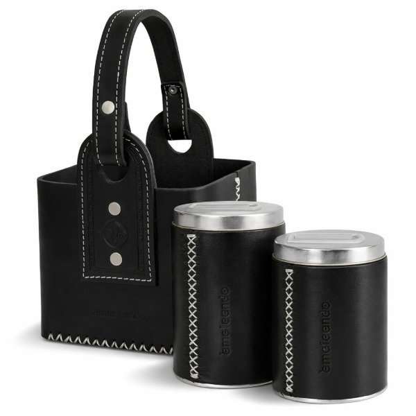 Producto - SET CUERO PREMIUM MATEANDO - NEGRO