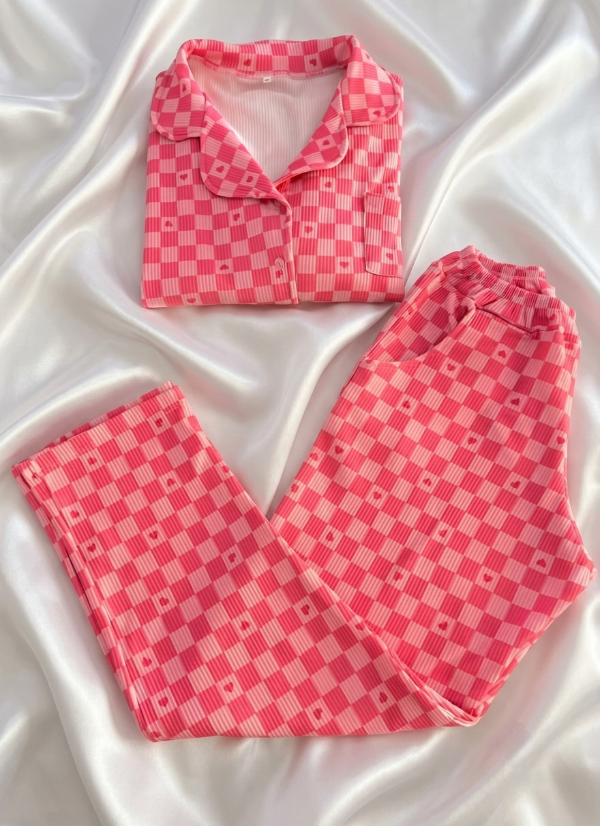 Producto - Camisero Morley Winter ML Cuadrille Corazones