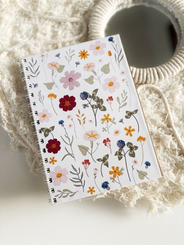 Producto - Libro Tapa dura flores