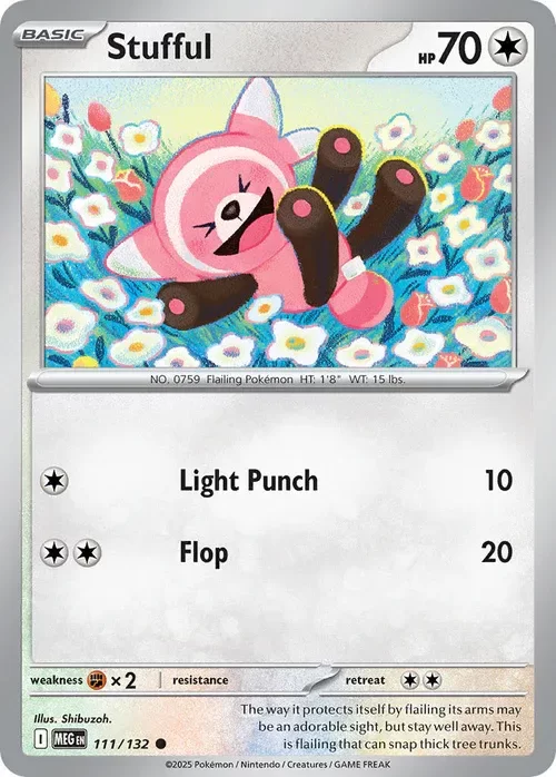Producto - Stufful - 111/132 - Mega Evolution