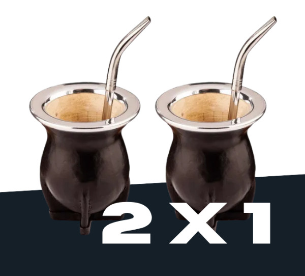 Producto - Mate Camionero Uruguayo Calabaza Premium + Pico Loro Acero