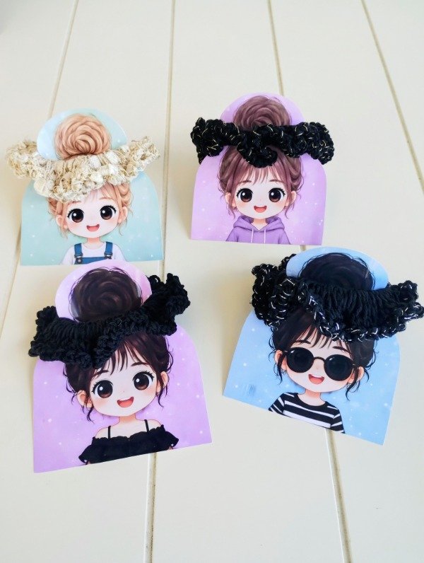 Producto - Scrunchies tejidas - 0