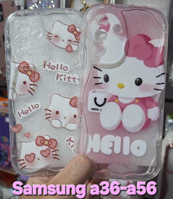 Producto - Fundas Hello Kitty Ondas. Samsung a36-a56