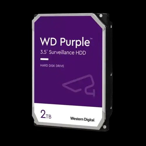Producto - Disco Interno HDD WESTERN DIGITAL Purple 2TB 3.5" SATA 3.0 5400rpm