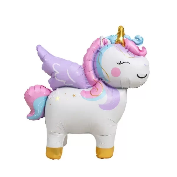Producto - GLOBO UNICORNIO COLORES PASTELES 4D