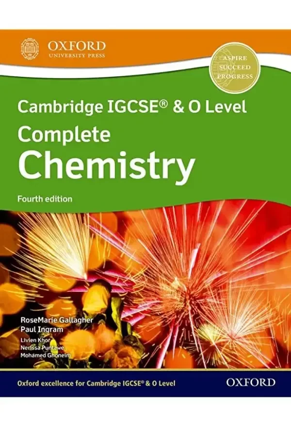 Producto - CAMBRIDGE IGCSE Y O LEVEL COMPLETE CHEMISTRY - 9781382005852 (ingresa 26/3)