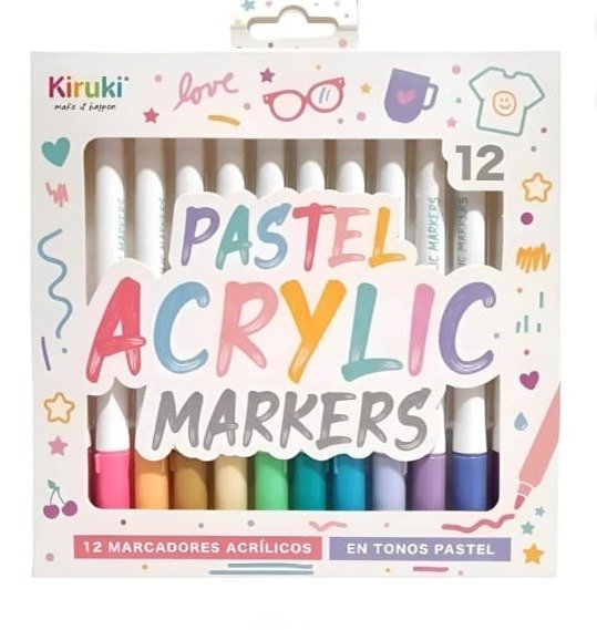 Producto - MARCADORES PASTEL ACRILIC