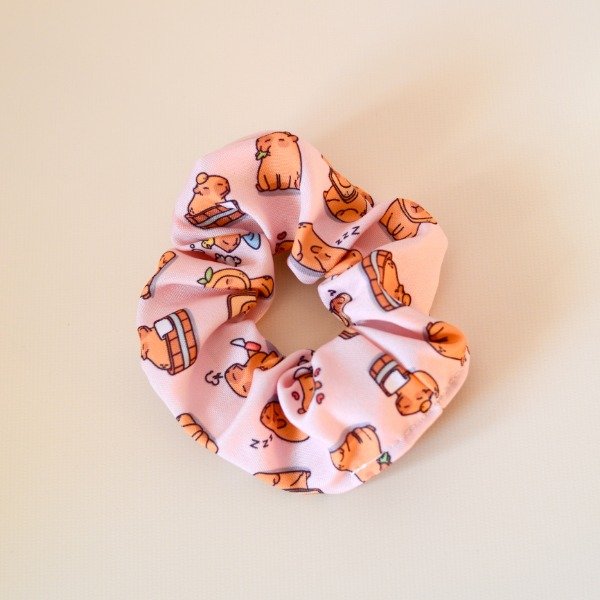 Producto - Scrunchie Carpincho rosa