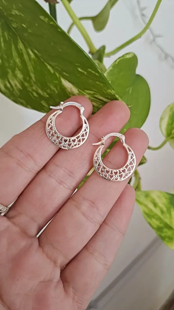 Producto - Aros Bali Corazoncitos Peque