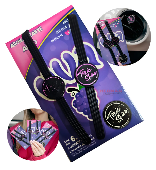 Producto - Perfume Tobera Aroma Uva Toxic Shine x2