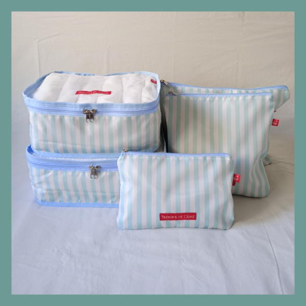 Producto - Set de 5 Organizadores Celeste