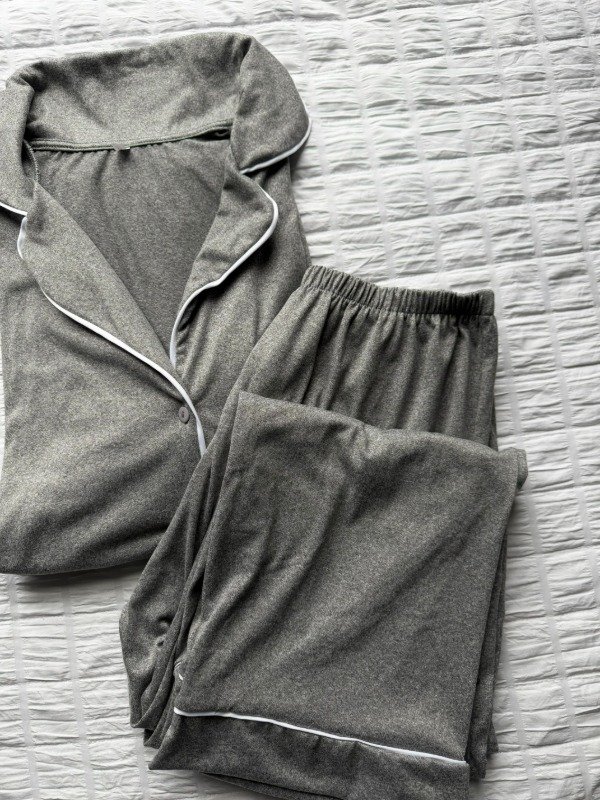 Producto - Camisero Largo Modal #Gris Cemento