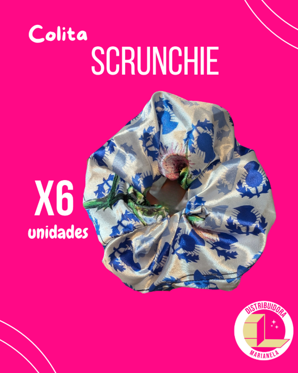 Producto - Colitas Scrunchie - Pack x6 unidades