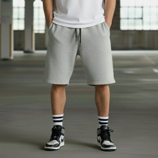 Producto - SHORT RELAXED - GRIS MELANGE