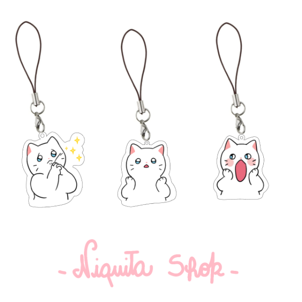 Producto - Meow Man Claude phone charms