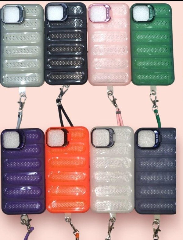 Producto - Fundas puffer sport con correa. Moto g54 - 1