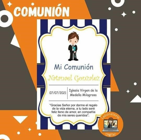 Producto - Tarjeta Comunión