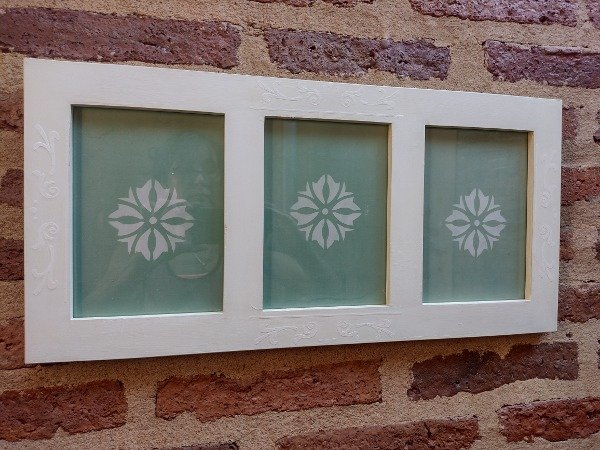 Producto - portarretrato Triple tiza
