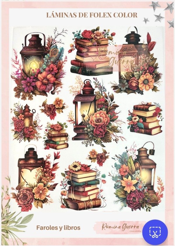 Producto - Láminas Folex Color - Faroles y Libros