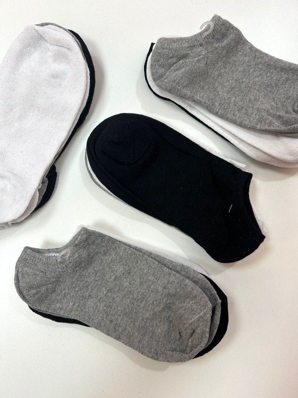 Producto - PACK X3 SOQUETES LISOS DAMA / HOMBRE