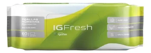 Producto - TOALLITAS HÚMEDAS P/ ADULTOS "IG FRESH"