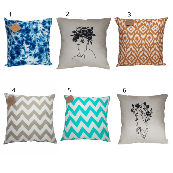 Producto - Combo X4 Almohadones Decorativos Funda Desmontable y relleno 40x40