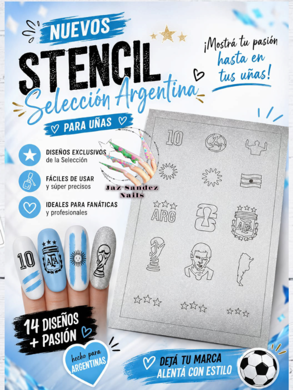Producto - STENCIL SELECCION ARGENTINA UNIDAD