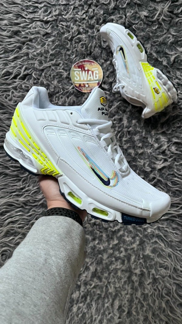 Producto - AIR MAX TN PLUS III 3D SWOOSH WHITE VOLT