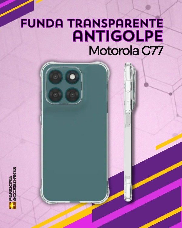 Producto - Funda Transparente Anti-Shock Moto G77